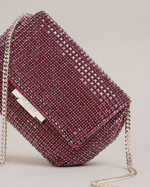 <P>Crystal Mini Cross Body Bag</P>